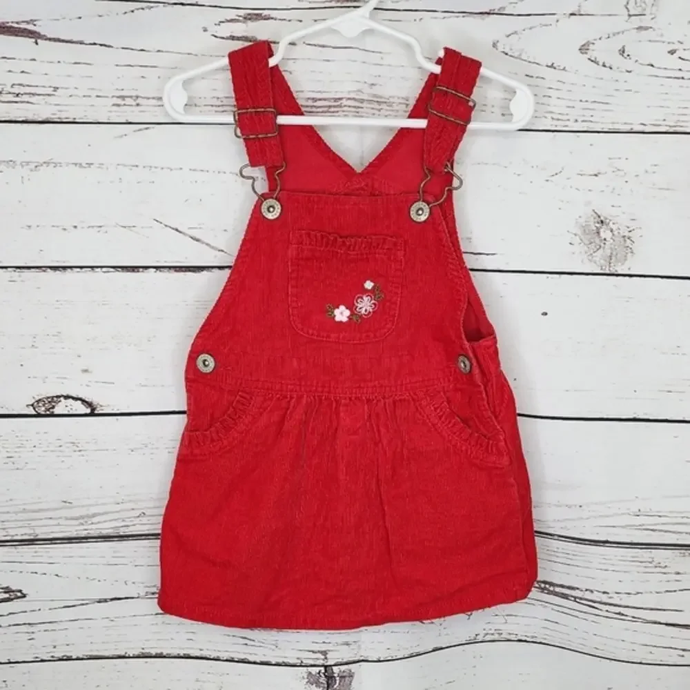 OshKosh Red‎ Corduroy Dress